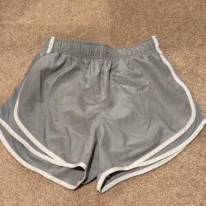 Women's Gray Athletic Nike dry-fit shorts